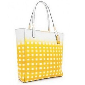 NWT Coach Gingham Madison North/South